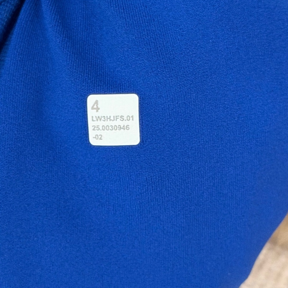 LULULEMON DEFINE JACKET CROPPED GALACTIC COBALT SIZE 4 NWT - Picture 8 of 10
